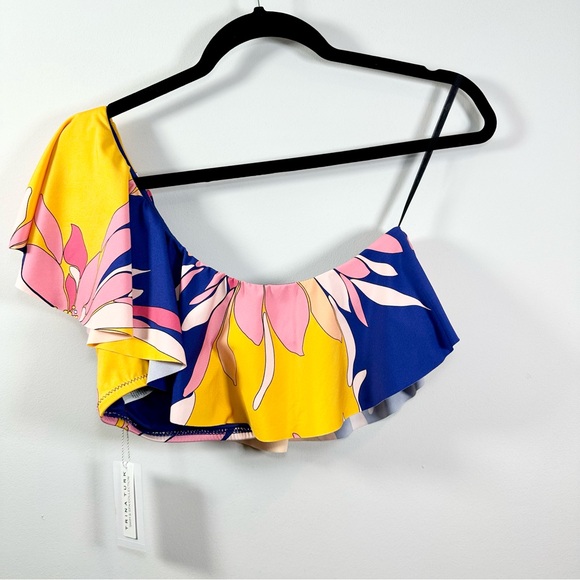 Trina Turk Breeze Asymmetrical Off The Shoulder Top - Picture 5 of 16